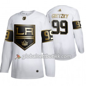 Los Angeles Kings Hockeydrakt Wayne Gretzky 99 Adidas 2019-2020 Golden Edition Hvit Authentic - Herre